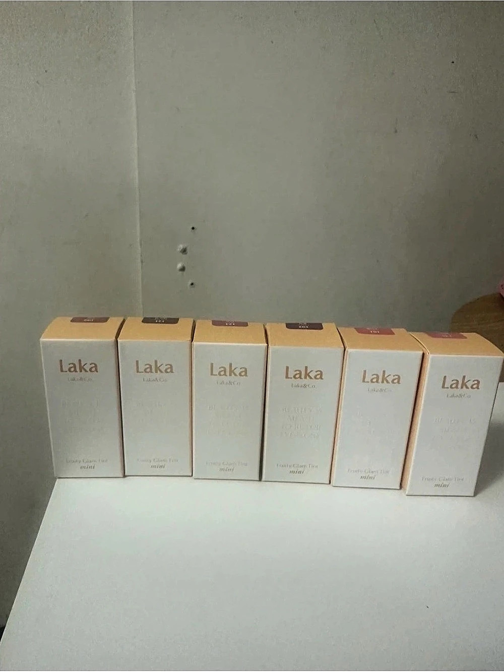 Laka Fruity Glam Tint Mini Lipstick Set